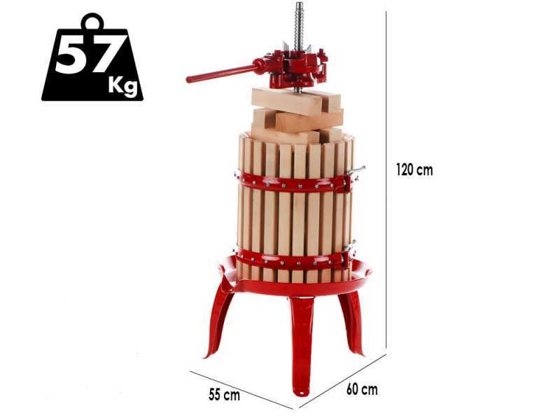 Baesso Torchio 35 - Manuelle Weinpresse - 48 l