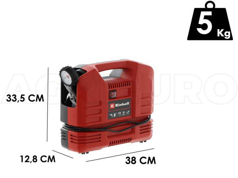 ▷ Einhell Kompressor TC-AC 190/8 Kit - Mobil bei Aufpump-Arbeiten