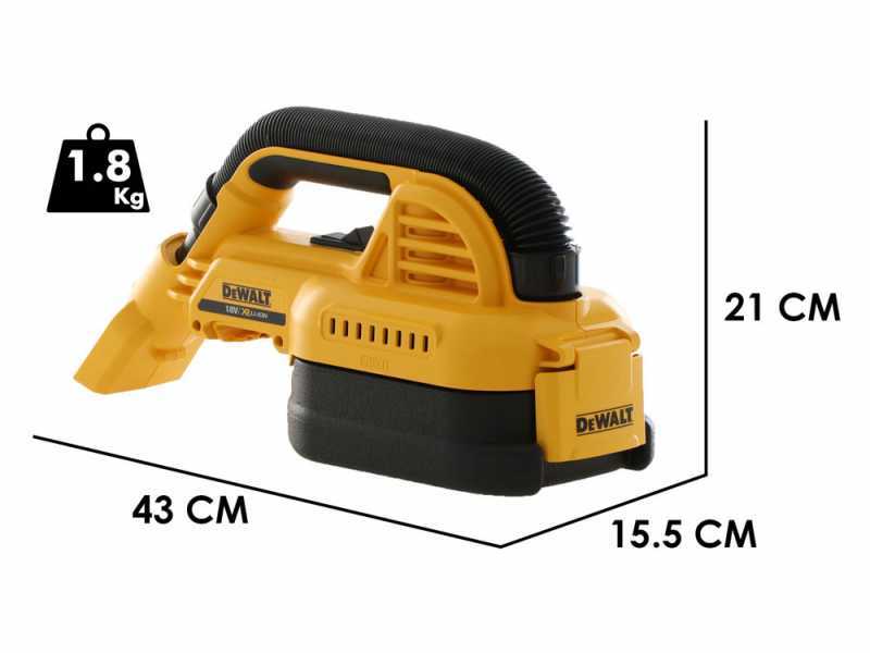 DeWalt DCV517N-XJ - Tragbarer Akku-Nass-und Trockensauger - 18V 5Ah