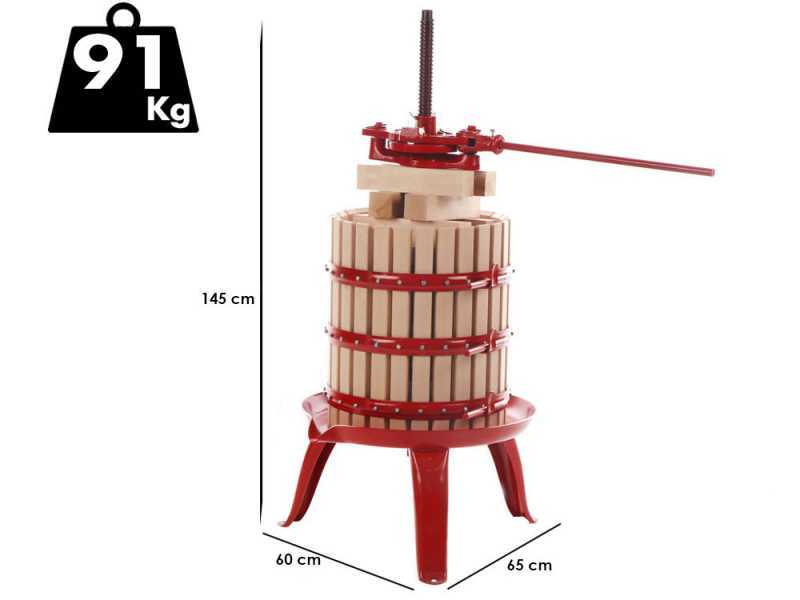 Baesso Torchio 45 - Manuelle Weinpresse - 95 l