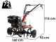 Motorhacke Benassi BL106C - Benzinmotor Hwasdan H170F - Fr&auml;se 90 cm