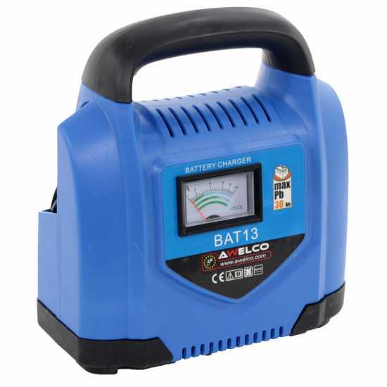 Awelco BAT 13 - Tragbares Akkuladeger&auml;t Auto - 230V -  12 V Batterien - von 10/30Ah