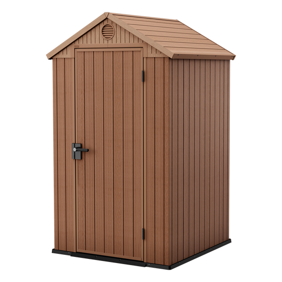 Keter Darwin braun - Gartenhaus Schuppen - 123.8x117x205.1 cm
