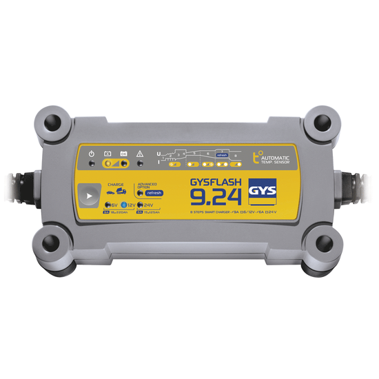 GYS Flash 9.24 - automatisches Ladeger&auml;t und Erhaltungsladeger&auml;t - Batterien 6 - 12 - 24 V